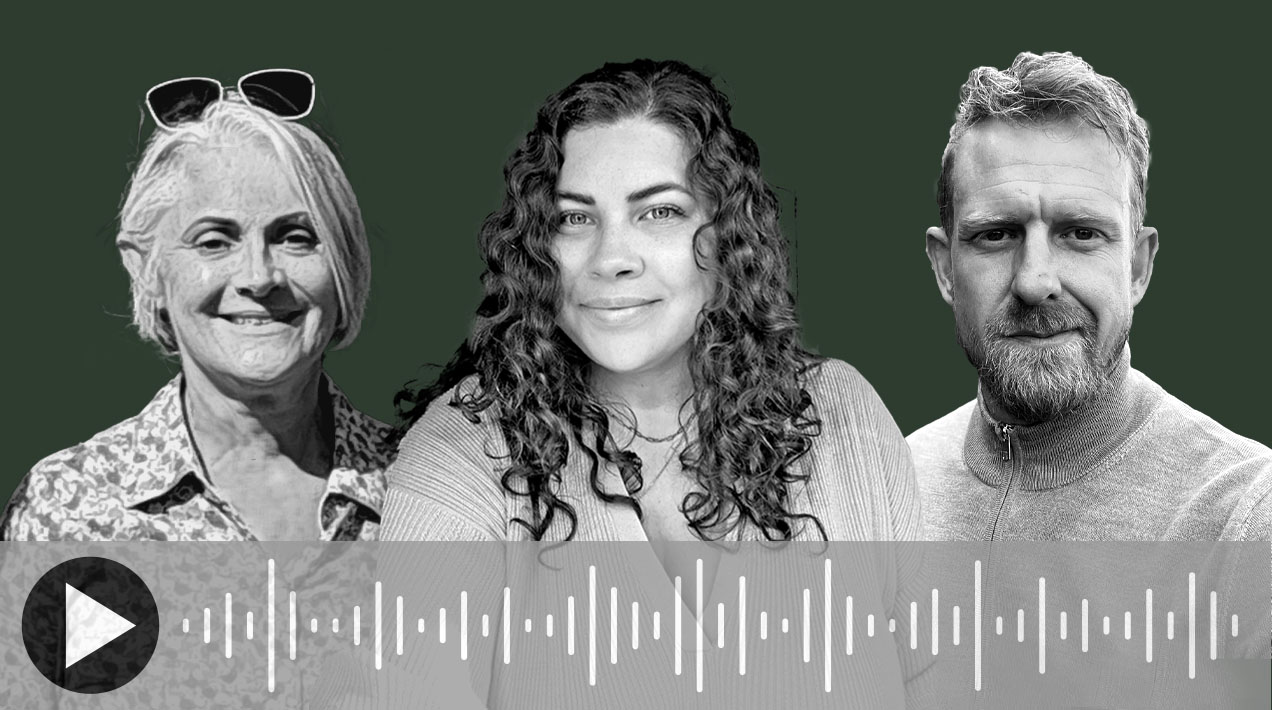 Helen Waddington, Rachael Forsyth and Michael Buck